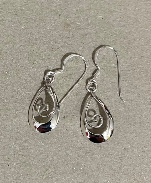 Silver Drop Earrings