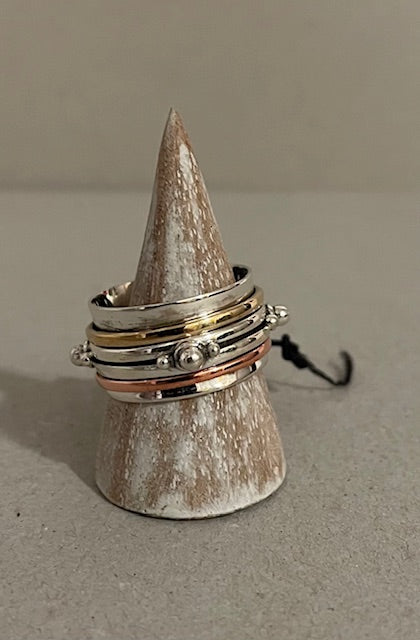 Sterling Silver Spinning Rings