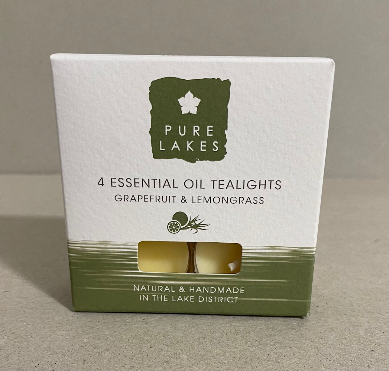 Pure Lakes Essential Oil Tea Lights Grapefruit &  Lemongrass