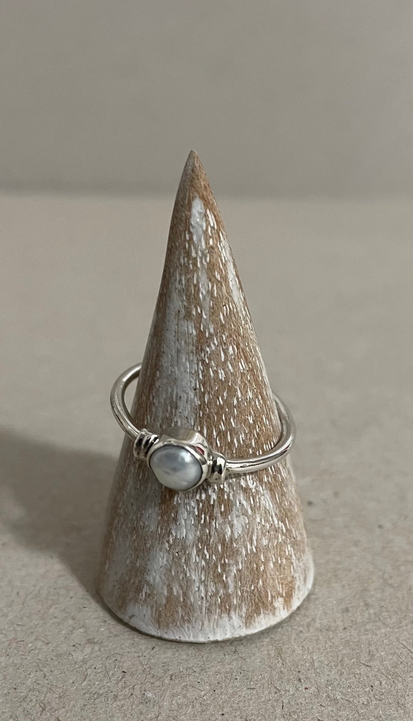 Silver Gemstone Rings