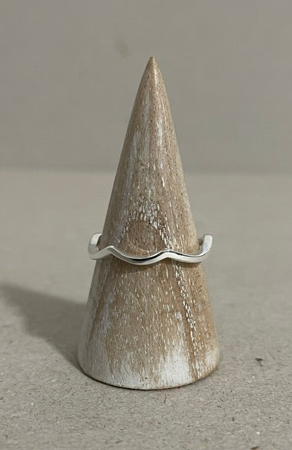 Wave Stacking Ring Q