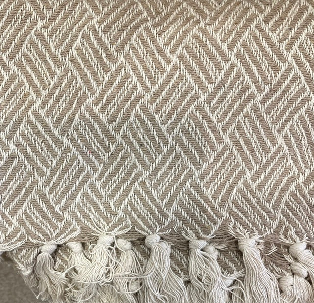 Cotton Herringbone Throws & Cusions