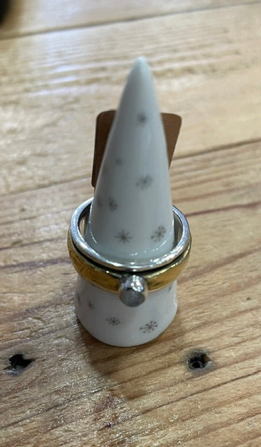 SP46M Gold & Silver moonstone ring