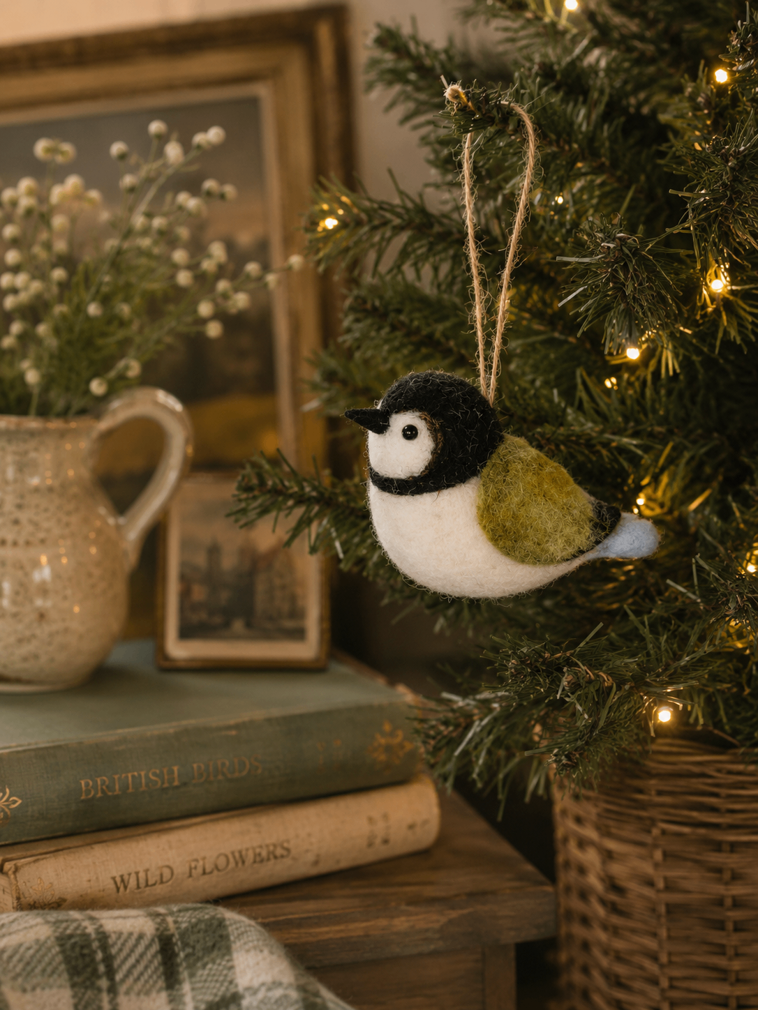 Great Tit  Felt Decoration