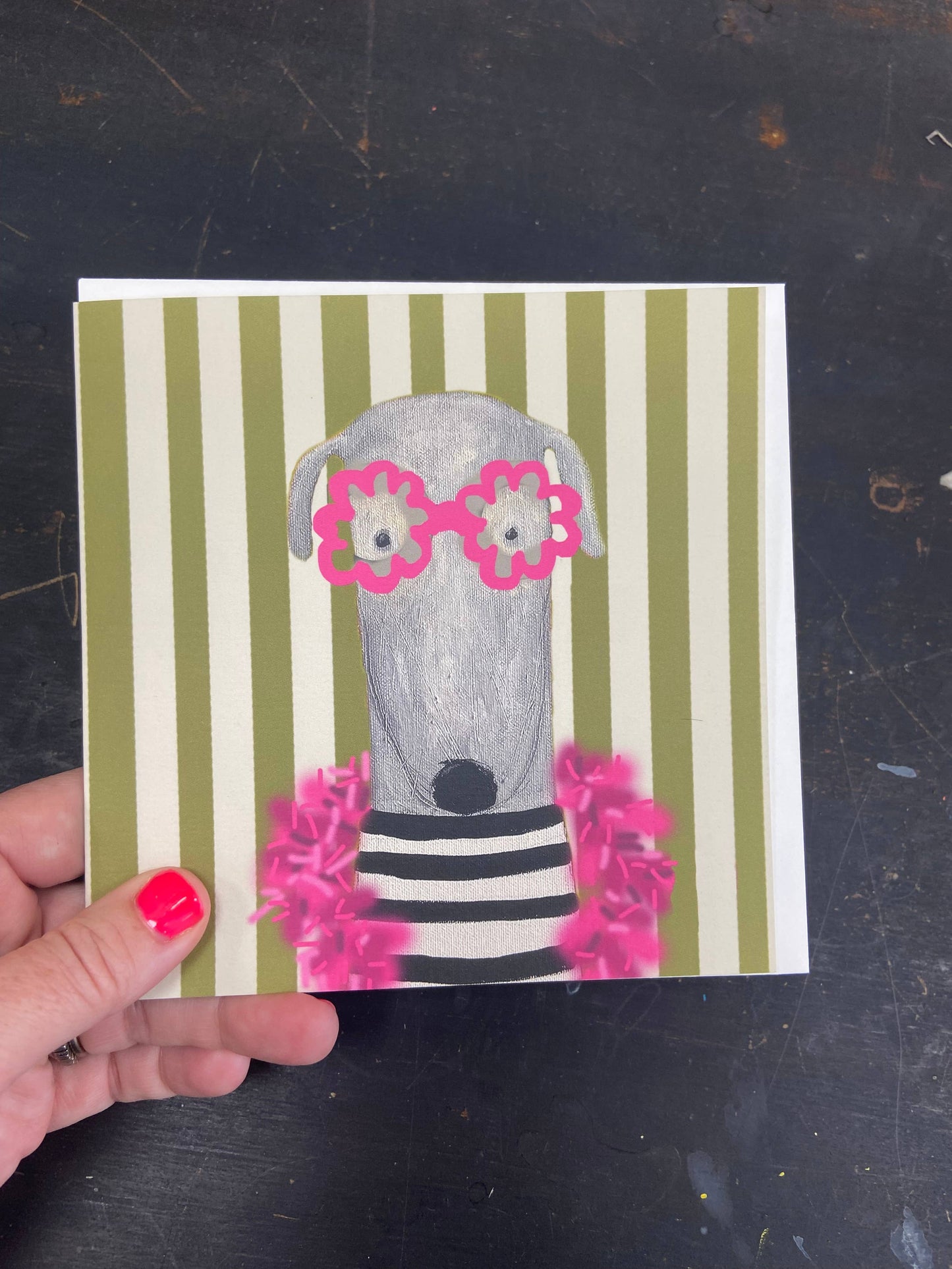 TG01 Trumpet is Out Out card
