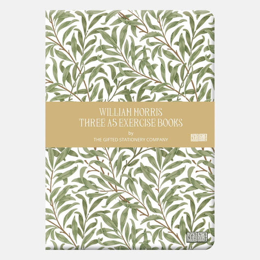 A5 Exercise Books (Set of 3) - William Morris - Willow & Rose