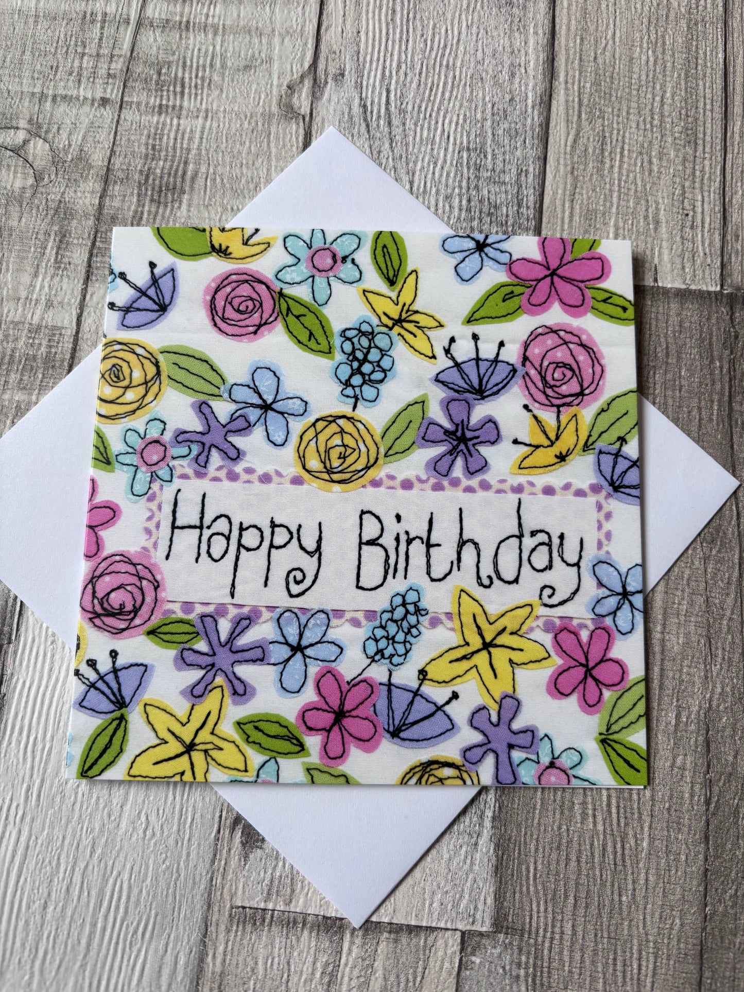 Flower Birthday Card