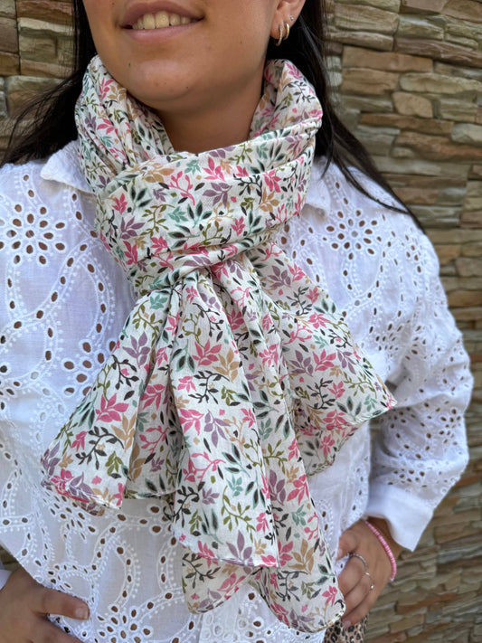Liberty women's scarf pareo 100% natural cotton