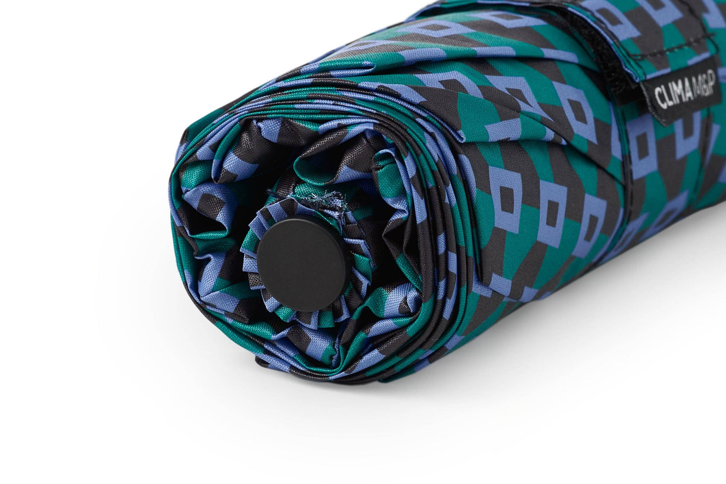 “Blocks” Folding Open and Close Umbrella - Recycled fabric