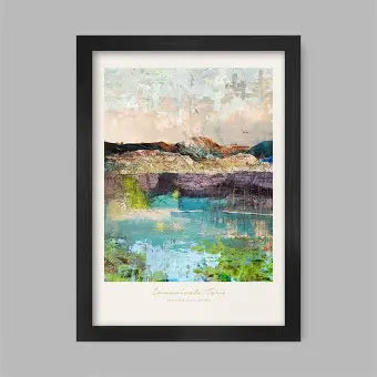Northern Line A3 Framed