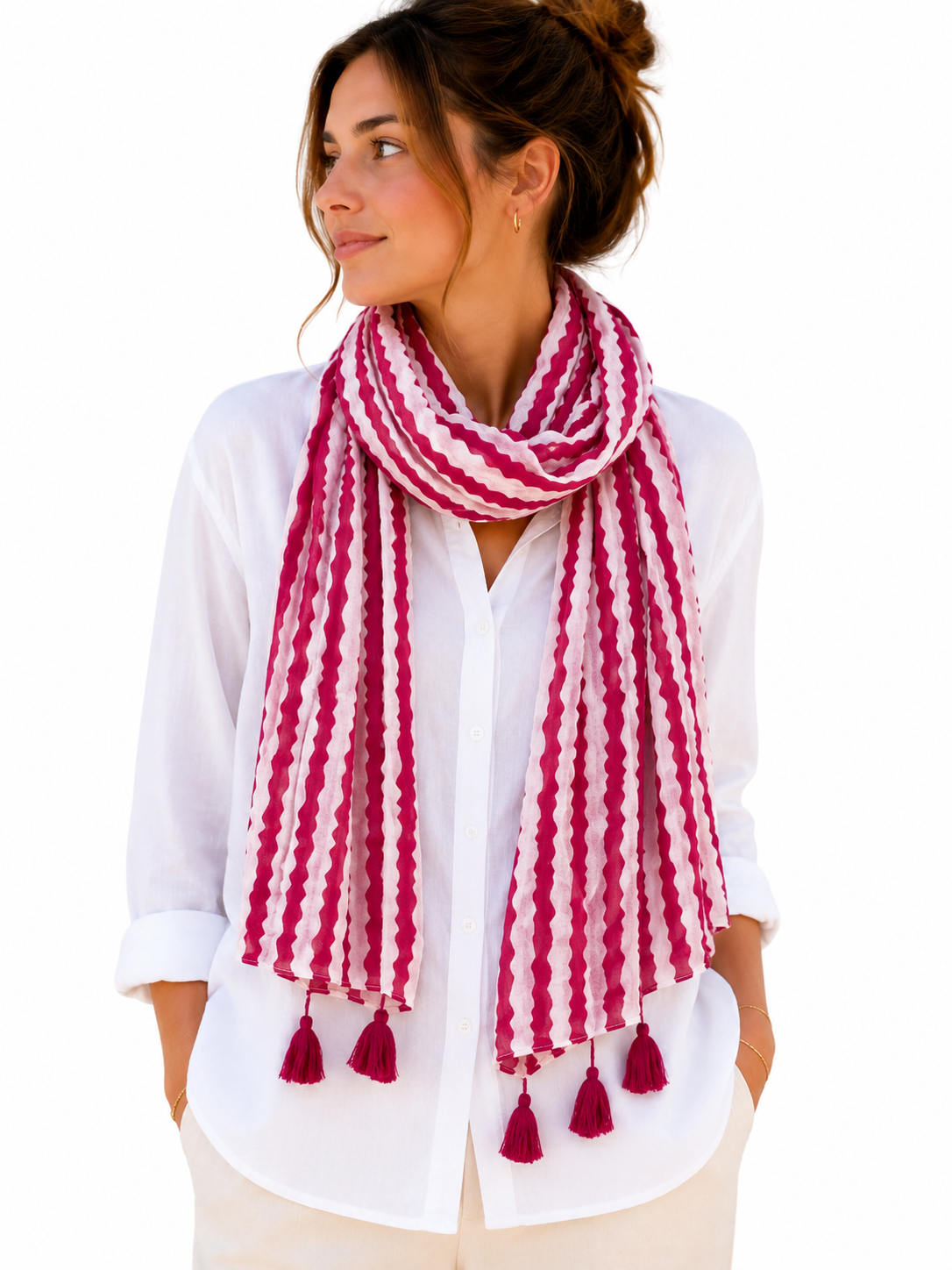 Women's Scarf Pareo 100% Cotton