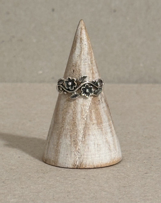 Blossom Floral Stacking Ring - size various