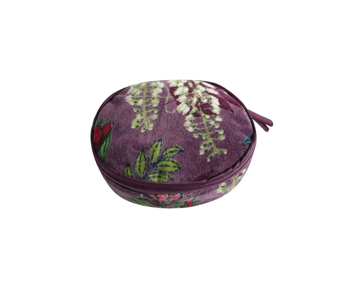 Botanical Velvet Jewellery Pouch and Roll from Earth Squared