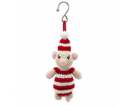 Fair Trade Felt or wool hanging animals