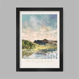 Northern Line A3 Framed