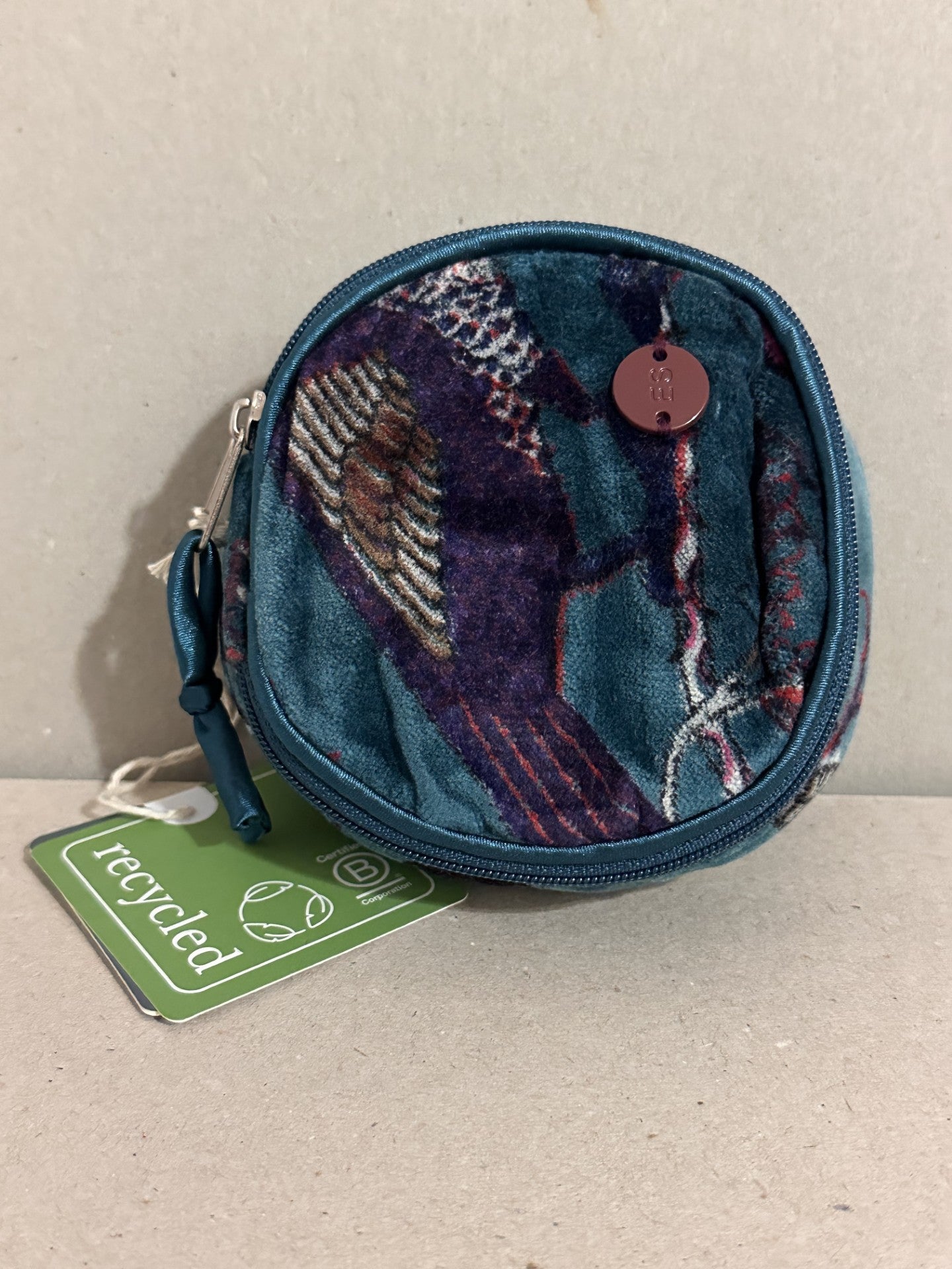 Botanical Velvet Jewellery Pouch and Roll from Earth Squared