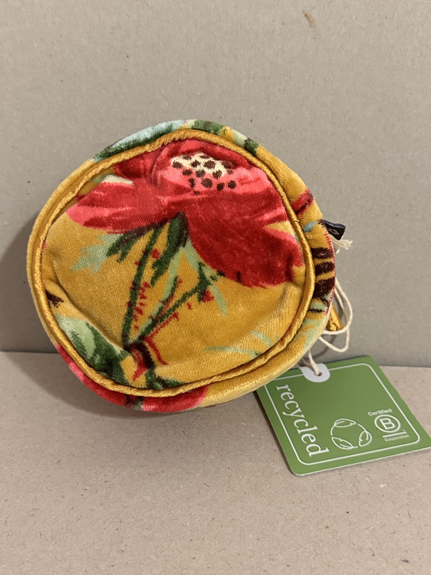 Botanical Velvet Jewellery Pouch and Roll from Earth Squared