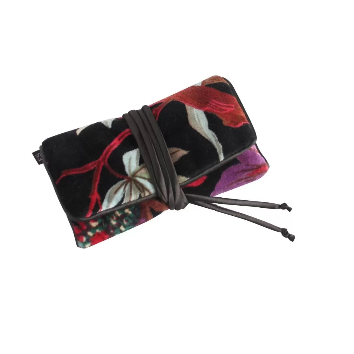 Botanical Velvet Jewellery Pouch and Roll from Earth Squared