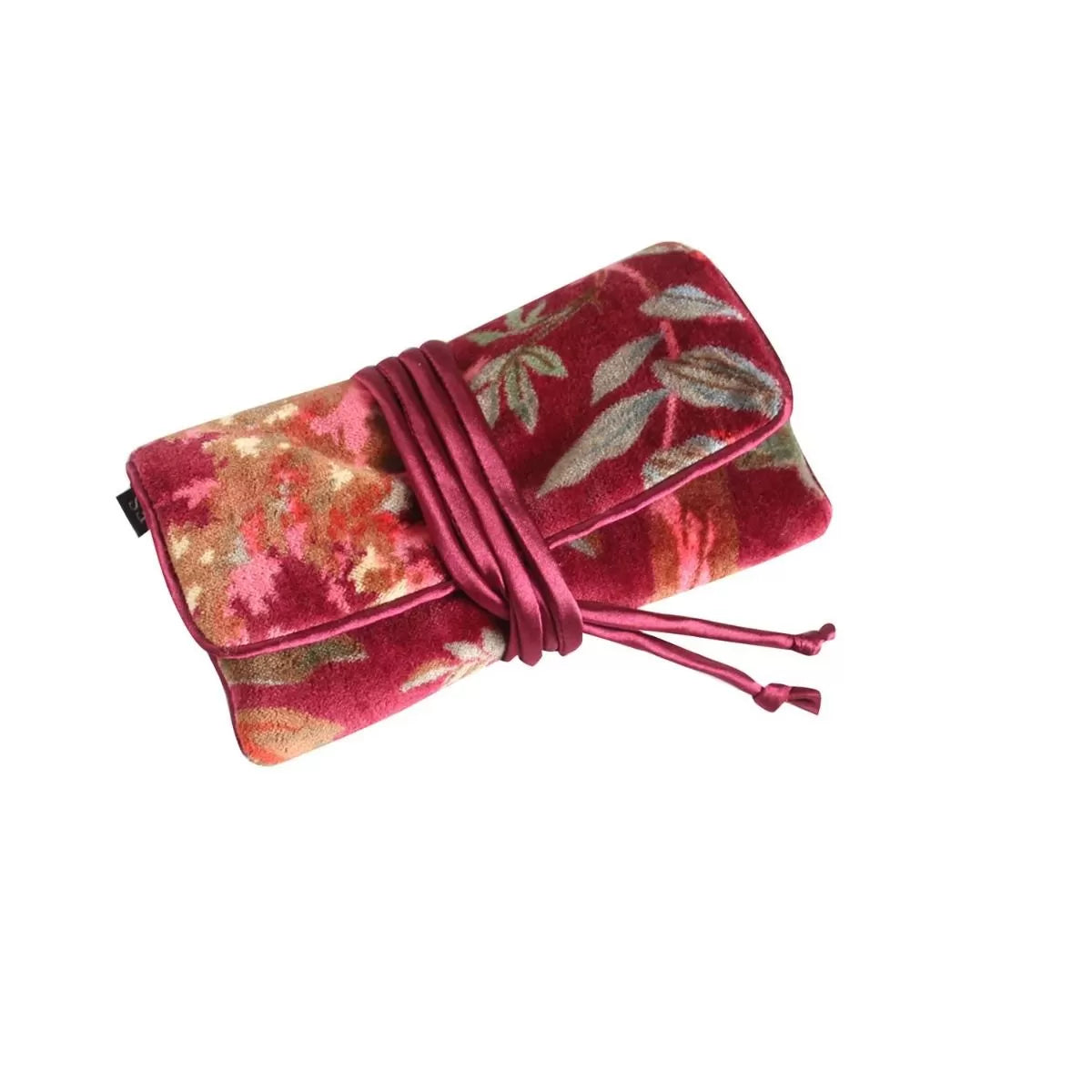 Botanical Velvet Jewellery Pouch and Roll from Earth Squared