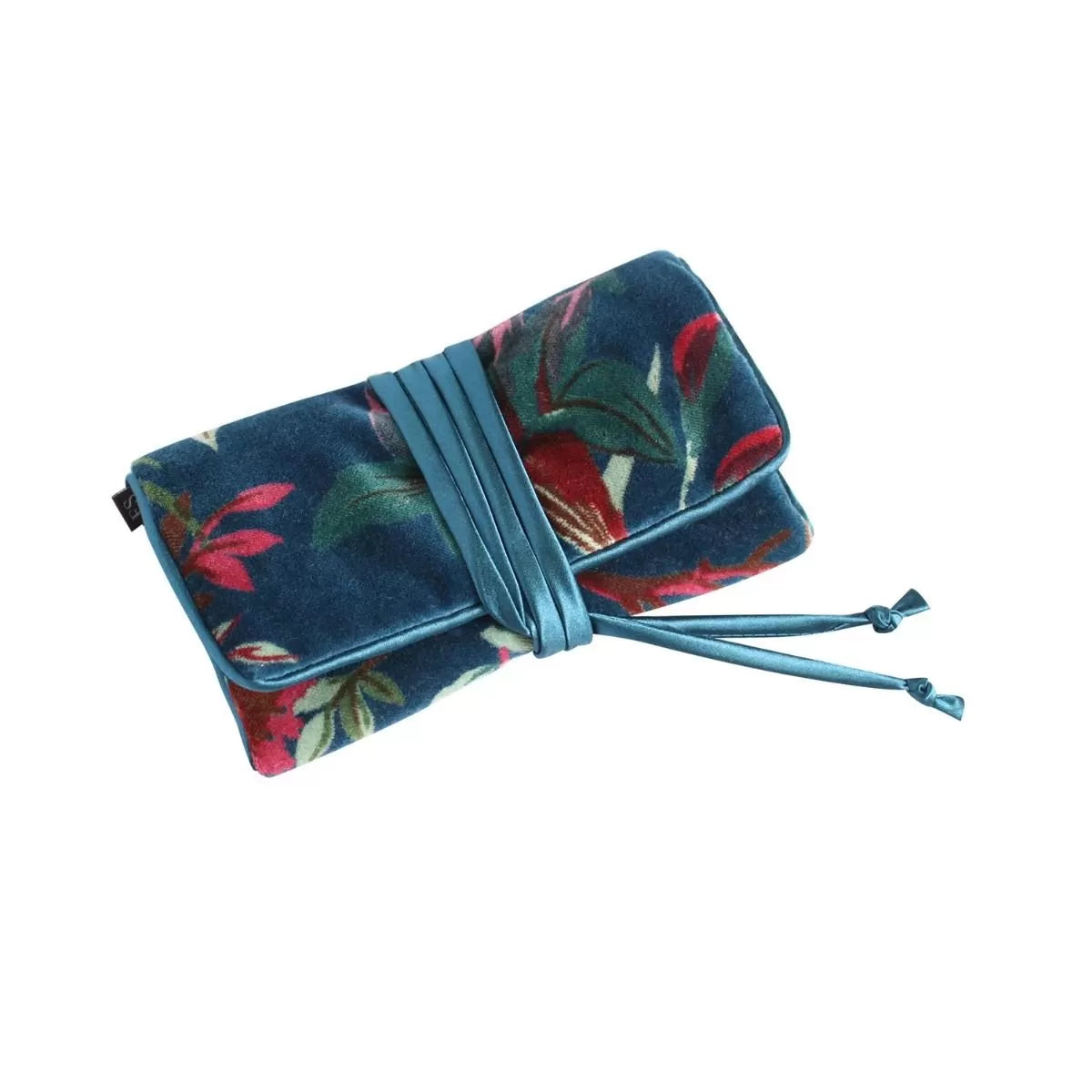 Botanical Velvet Jewellery Pouch and Roll from Earth Squared