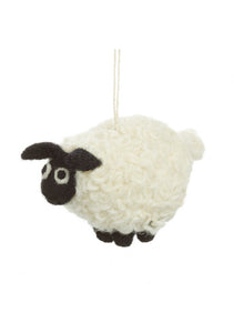 Fair Trade Felt or wool hanging animals