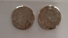 Load image into Gallery viewer, Dottie Silver round Hammered or matte Stud Earrings