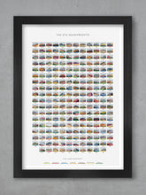 Load image into Gallery viewer, Northern Line A3 Framed