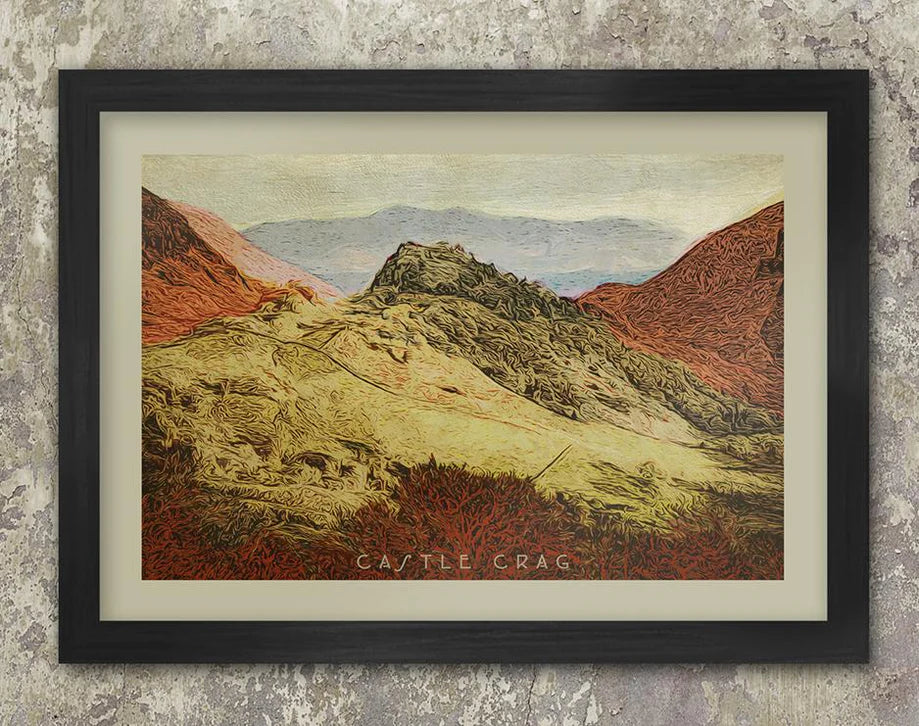 Northern Line A3 Framed