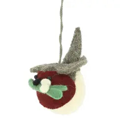 Fair Trade Felt or wool hanging animals