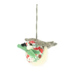 Fair Trade Felt or wool hanging animals