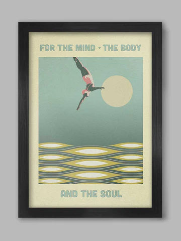 Northern Line A3 Framed