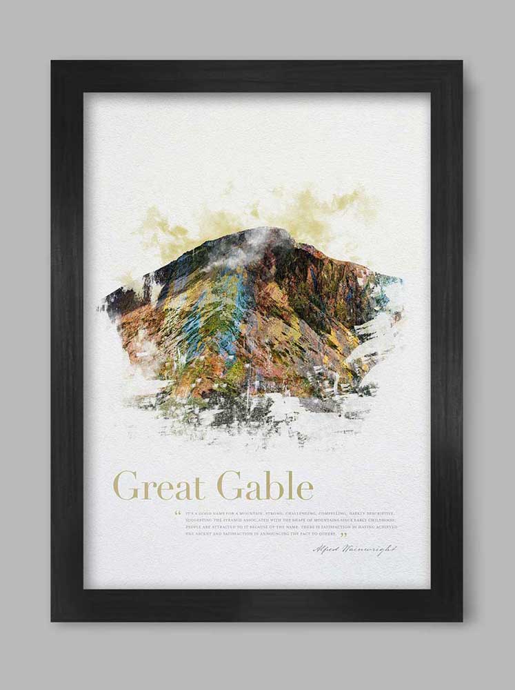 Northern Line A3 Framed