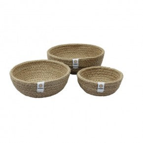 Jute bowl set