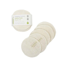 Load image into Gallery viewer, Organic Cotton Facial Pads - Pack of 5