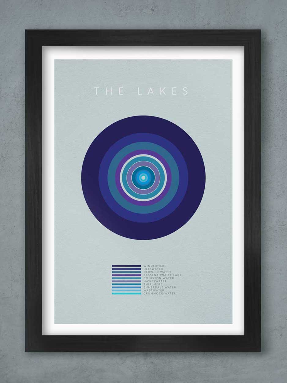 Northern Line A3 Framed